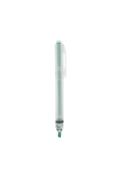 Muji Polypropylene Knock Highlighter Pen, Green