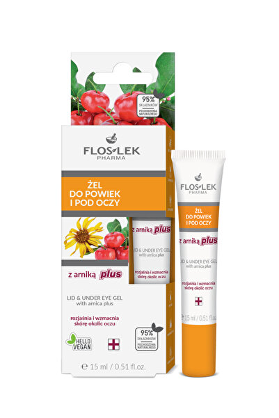 Floslek جل لمنطقة حول العين مع أرنيكا لإزالة الهالات السوداء والتجاعيد وخطوط العنكبوت والكدمات