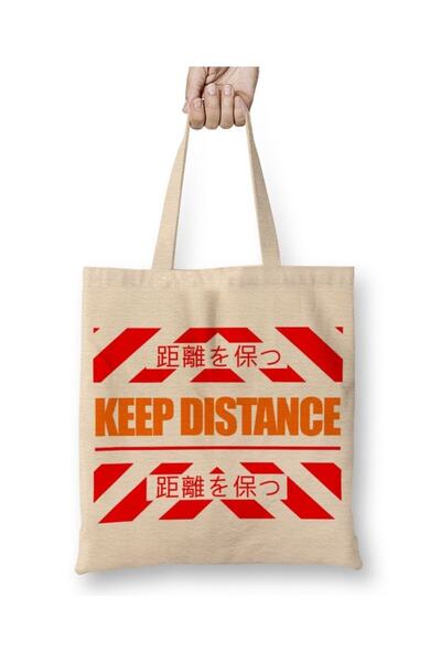 Toyaso Evangelion Personal Space Біла тканинна сумка з довгими ручками Сумка для покупок Сумка для пляжу