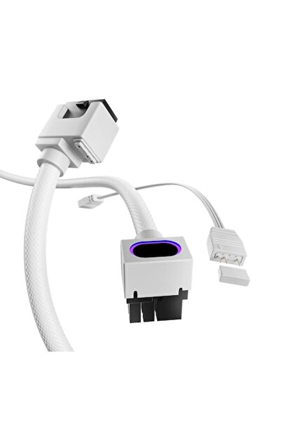 Asiahorse Cablu prelungitor Hydrus GPU cu 8 pini, 18AWG, cu sincronizare ARGB...