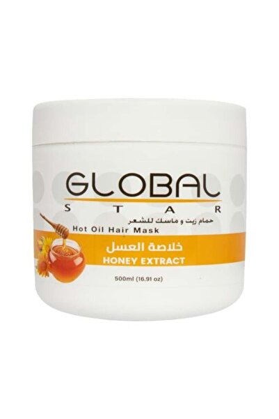 Globalstar قناع الشعر بالعسل وحمام الزيت من جلوبال ستار - 500 مل