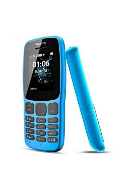 Nokia 106 Dual Sim Blue With LED Torch - FM Radio - Big Button Phone