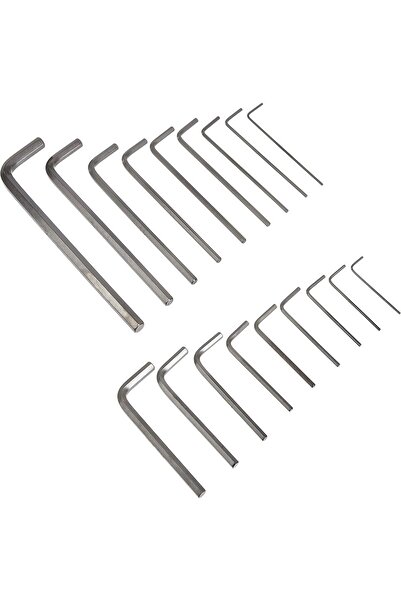 Amazon basics Allen Wrench/Hex Key Set with SAE/Metric Sizes and 2 Storage Cases, 36-Piece