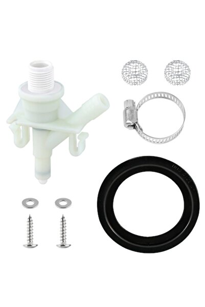 PEUTIER Kit de montare robinet WC, antiderapant, inel de etanșare, oțel inoxi...