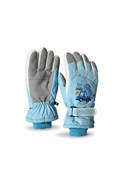 Aware Time 4-8 Years Old Boys' Inflatable Snow Ski Gloves