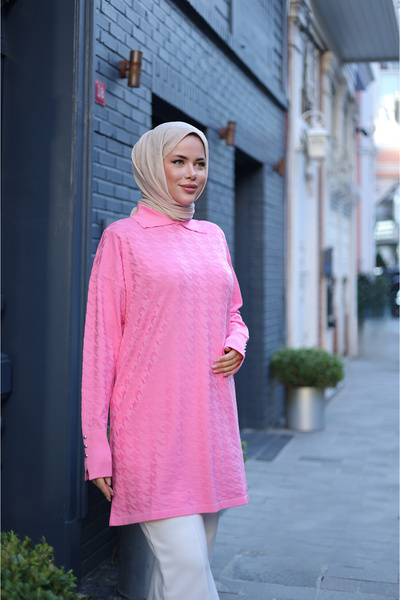 NEW DAĞ Goose Feet Collar Tunic