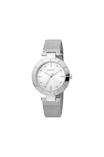 Esprit Women's Silver Stainless Steel Watch, Silver Dial | Es1g177m0015