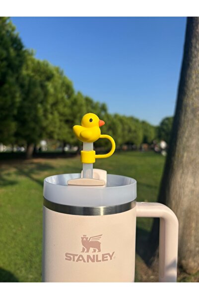 FESECRAFT Thermos Compatible Duck Accessory/Animal Figure Straw Protector/Str...