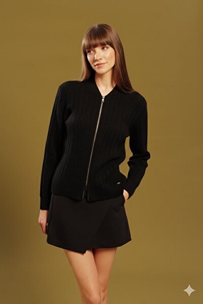 Lal Triko Zipped Knitwear Cardigan 12207