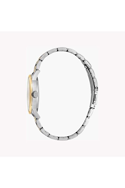 Esprit Women's Silver & Gold Stainless Steel Watch, Silver Dial | Es1l165m0025