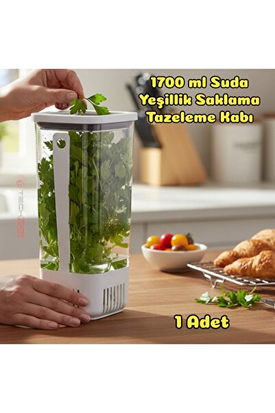 Technow Vp-007 Aquatic Greenery Storage Container 1.7 Liters