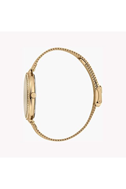 Esprit Women's Gold Stainless Steel Watch, Champagne Dial | Es1l123m0014