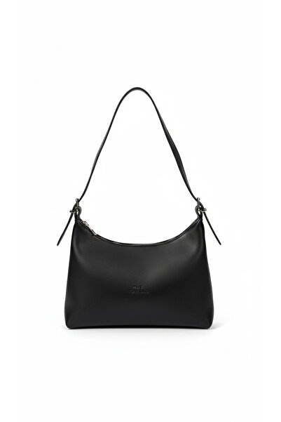 FREE MARKA Siyah kadın omuz ve el çantası küçük boy