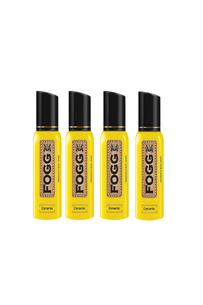 FOGG Vogue Dynamic Unisex Fragranced Deodorant - 4 Pieces