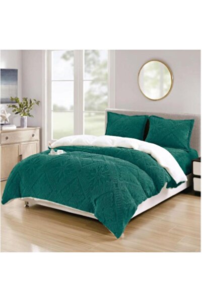 OEM Cocolino Fluffy Bed Linen, Thick, Double Bed, 4 Pieces, Fitted Sheet with Elastic