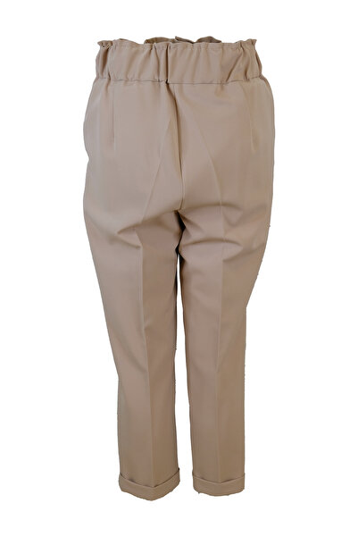 Eskişehir Mağazacılık 5514 Synthesis Pants with Elastic Waist Thin Double Legs