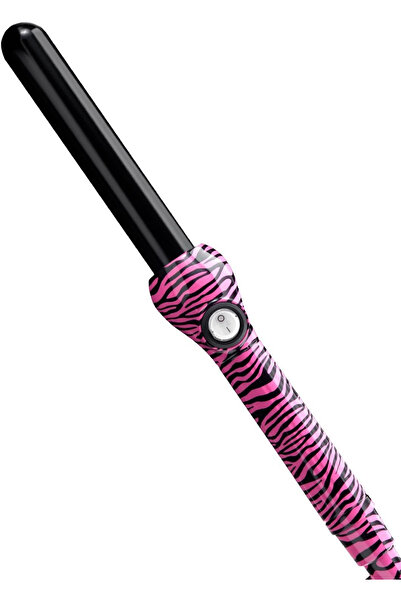 Jose Eber 25mm Clipless Curling Iron - Zebra Pink
