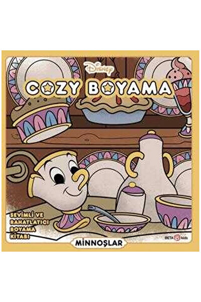 TOYFEST Disney Cozy Cute and Relaxing Coloring Book Minnoşlar