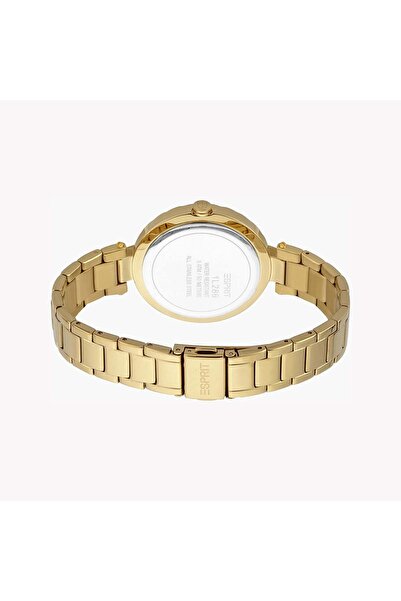 Esprit Women's Gold Stainless Steel Watch, Silver Dial | ES1L286M0065