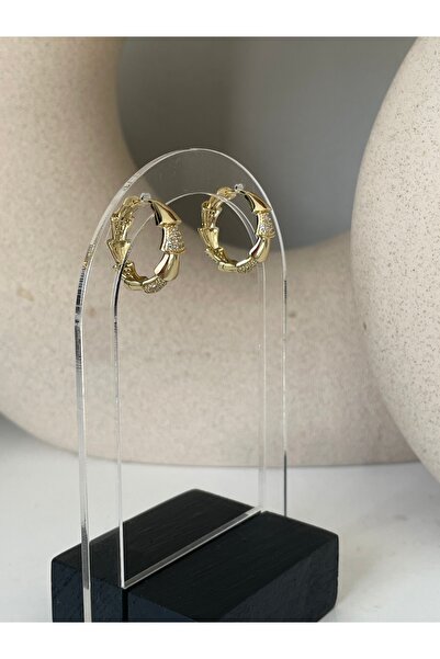 XUPING JEWELRY VİP 14k Taşlı Krokodil Küpe