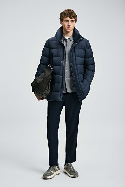 Lufian 112120255 Rıld Goose down Men's Coat Dark Blue