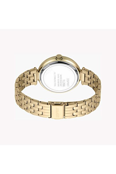 Esprit Women's Gold Stainless Steel Watch, Champagne Dial | Es1l202m0085
