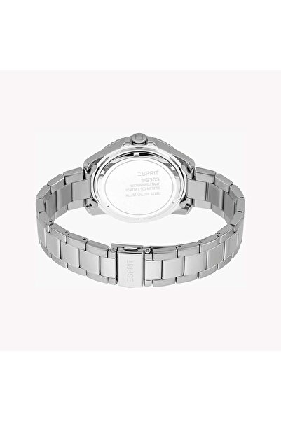 Esprit Men's Silver Stainless Steel Watch, Blue Dial | Es1g010m0035