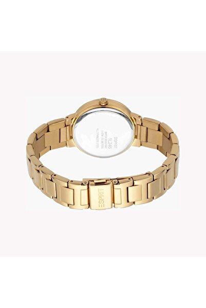 Esprit Women's Gold Stainless Steel Watch, Silver Dial | ES1L246M0065
