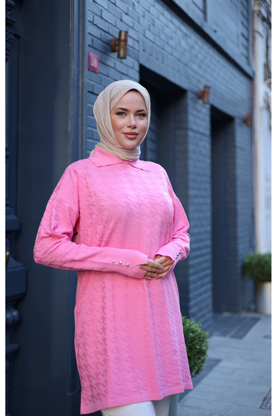 NEW DAĞ Goose Feet Collar Tunic