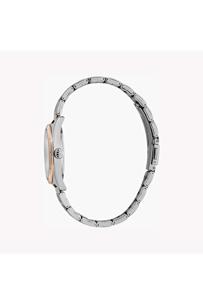 Esprit Women's Silver & Rose Gold Watch, Silver Dial | Es1l085m0065