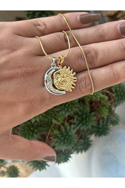 mibrillo Pand.ra çift kolyesi, arkadaşlık, dostluk, best friends, ay güneş, m...