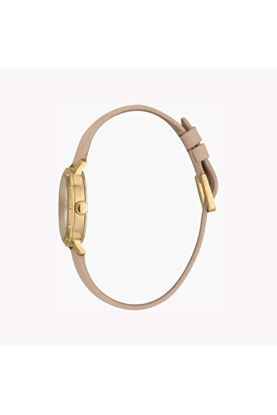 Esprit Women's Beige Leather Watch, White Mother Of Pearls | Es1l123m0016