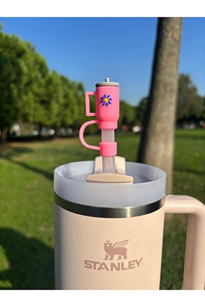 FESECRAFT Thermos Compatible Mini Thermos Quencher Pink Accessory/ Straw Protector/ Straw Case/ Straw Stopper