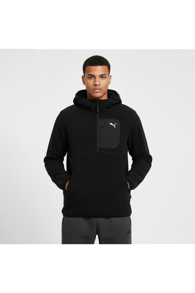 Puma PUMATECH Світшот з напівзастібкою на блискавці Erkek