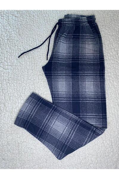 DÜVEN Jacquard Fabric Winter Women's Men's Unisex Anthracite Tracksuit & Pajama Bottoms