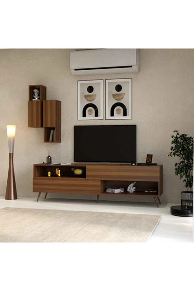 Stylish Home Brown TV Stand Unit - TV02