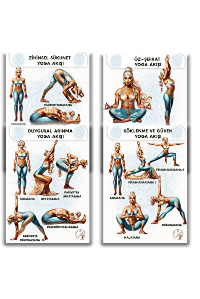 Yoga Hareketleri 33 Kartlık Zihinsel & Ruhsal Yoga Akış Serisi