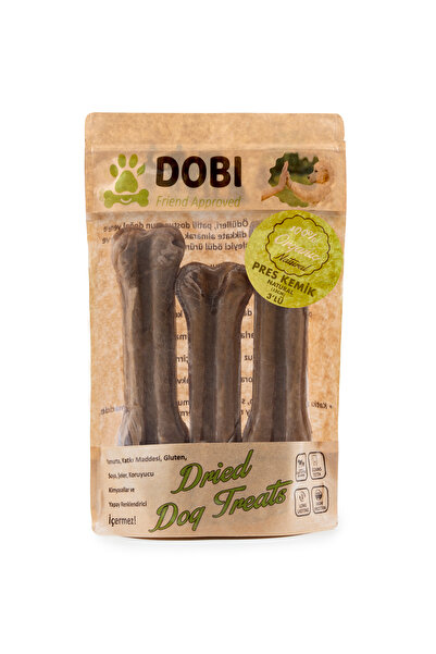 DOBİ %100 Doğal Kahverengi Pres Kemik Köpek Ödül Maması 3’lü | Katkısız, Uzun...