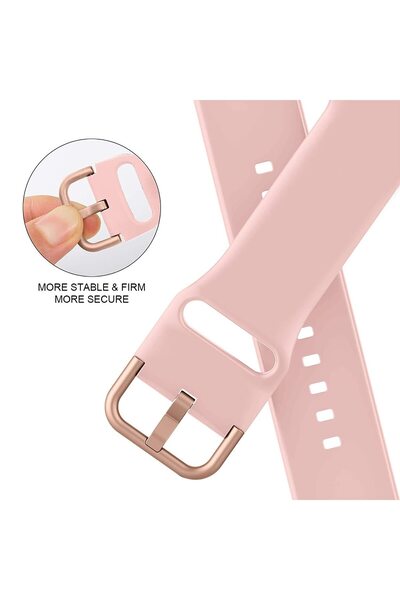 OEM Set of 2 Baklon Smartwatch Straps, 38/40 mm, for Apple Watch, blue and pink