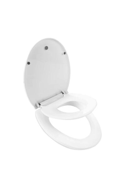 SUPER TRENDS Capac Pentru Toaleta cu Reductie SUPER TRENDS®, 2 in 1, Potrivit...