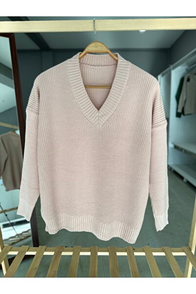 GND Women's Sweater, V-Neck Oversized Sweater