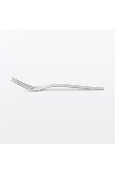 Muji Stainless Steel Fork, L 14 cm, S, Silver