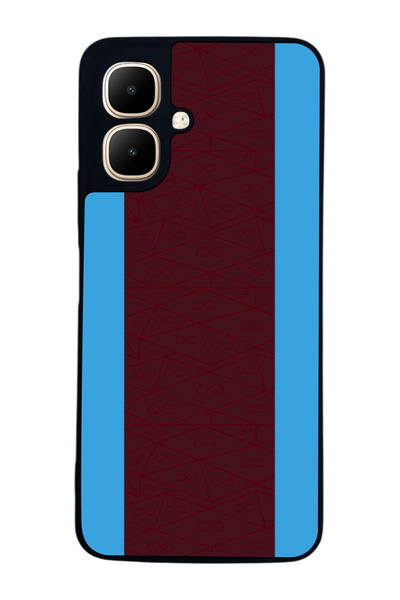 Aksel Kılıf متوافق مع Infinix Smart 10 مطبوع ، أسود غير لامع، سيليكون ناعم، و...