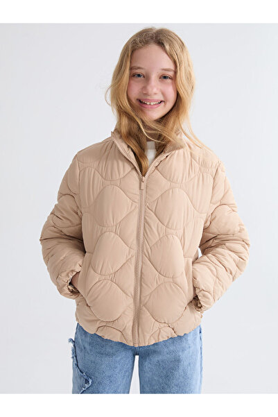 LC Waikiki Sparkling Choices Quilted Inflatable Coat for Girls from Shining S...