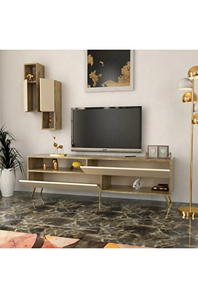 Stylish Home Wooden TV stand in classic beige - TV02
