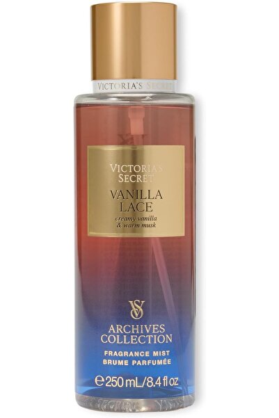 Victoria's Secret رذاذ الجسم برائحة الفانيليا والدانتيل للنساء (8.4 أونصة)