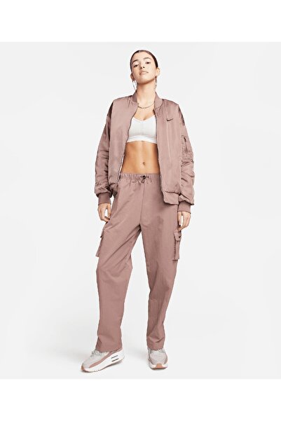Nike Αθλητικά ρούχα Φαρδιά εφαρμογή υψηλής ποιότητας υφαντό γυναικείο παντελόνι Cargo