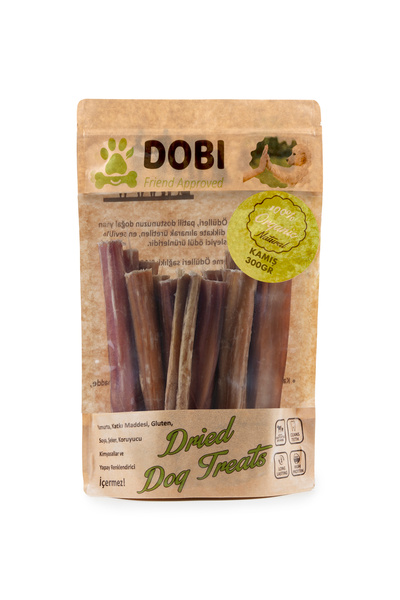 DOBİ %100 Organik Köpek Ödül Maması Kamış 300gr | Uzun Süreli Çiğneme, Diş Sa...