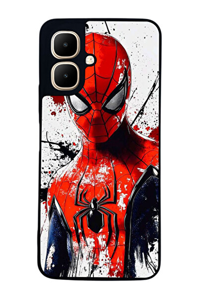 Aksel Kılıf متوافق مع Infinix Smart 10 مطبوع ، أسود غير لامع، سيليكون ناعم، و...