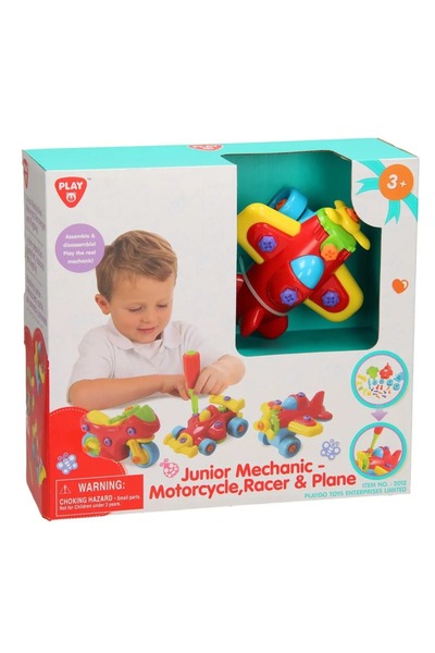 Play Go ميكانيكي مبتدئ - دراجة نارية، متسابق، طائرة